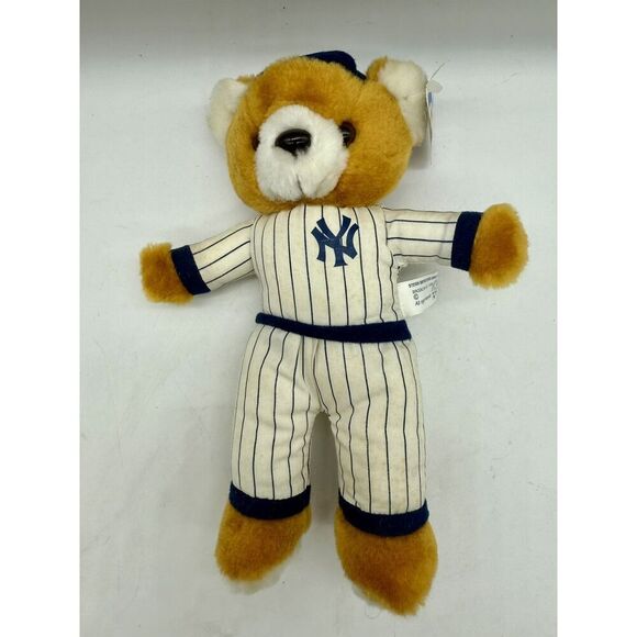 New York Yankees Toy Stuffed Bear 9.5 Inch By Steven Smith Stuffed Animals NWT‎ - Picture 1 of 6